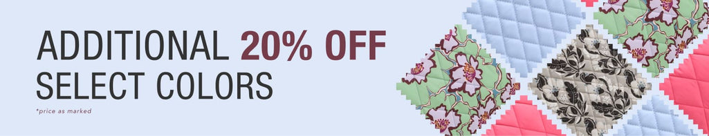 20% Off Select Colors