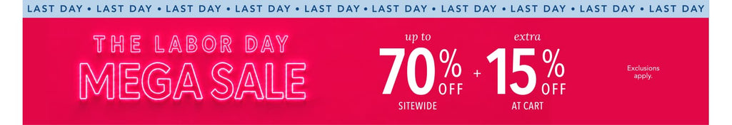 The Labor Day Mega Sale