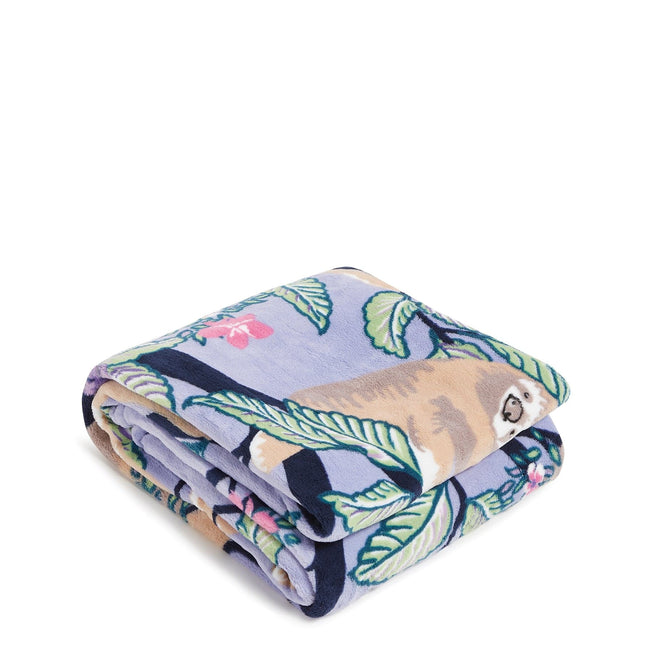 Throw Blanket-Hanging Around Purple-Image 1-Vera Bradley