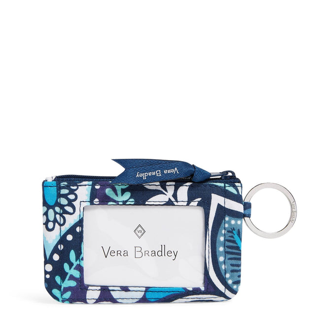 Outlet Zip ID Case-Blue Island Medallion-Image 1-Vera Bradley