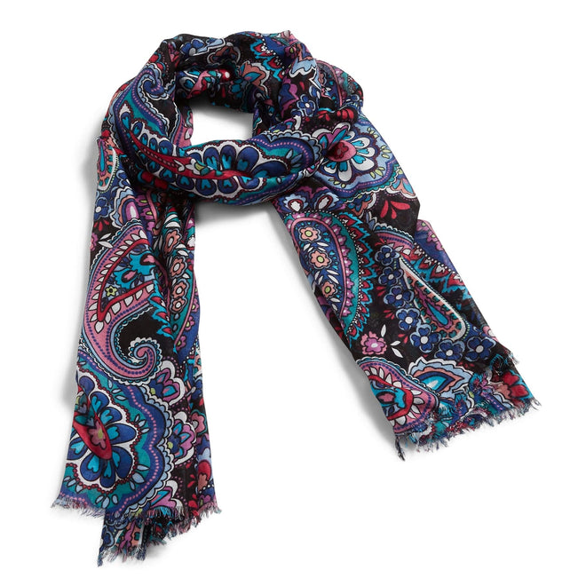 Soft Fringe Scarf-Haymarket Paisley-Image 1-Vera Bradley