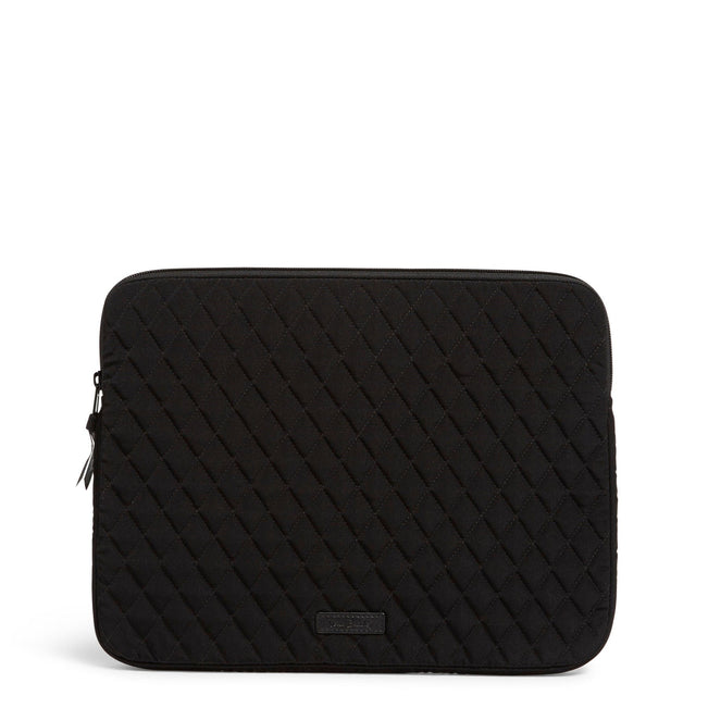 Outlet Laptop Sleeve-Microfiber Classic Black-Image 1-Vera Bradley