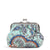 Factory Style Kiss Coin Purse-Fan Flowers-Image 1-Vera Bradley