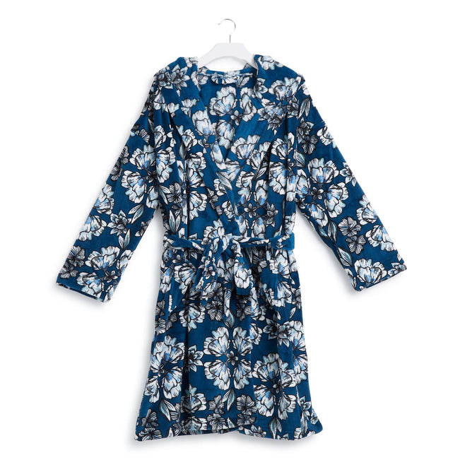Fleece Robe-Dive Floral Medallion-Image 1-Vera Bradley