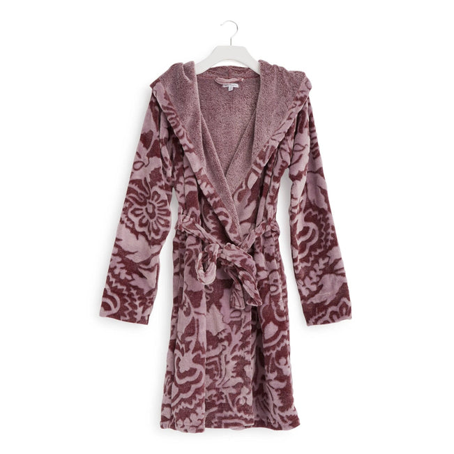 Textured Fleece Robe-Image 3-Vera Bradley