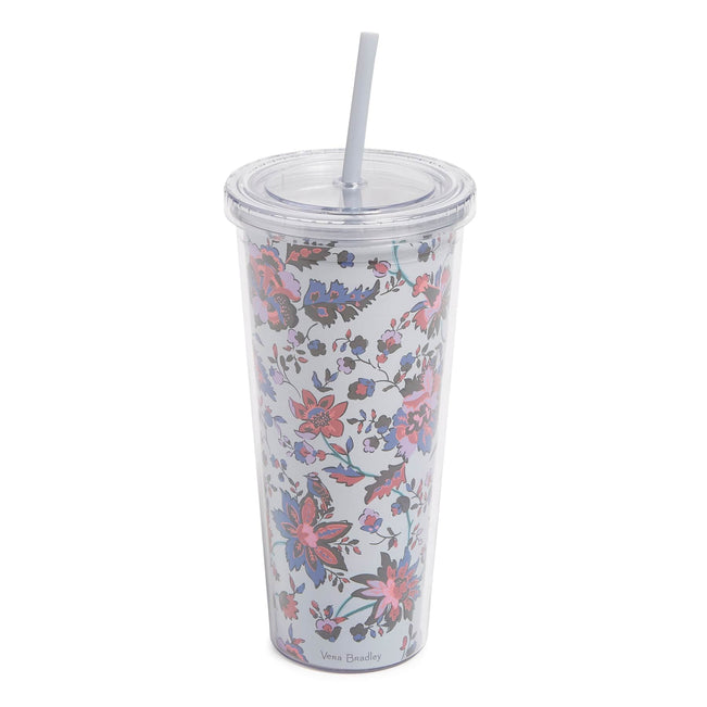 Travel Tumbler 24oz-Vineyard Floral-Image 1-Vera Bradley