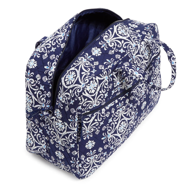 Grand Traveler Bag-Steel Blue Medallion-Image 3-Vera Bradley