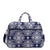 Grand Traveler Bag-Steel Blue Medallion-Image 1-Vera Bradley