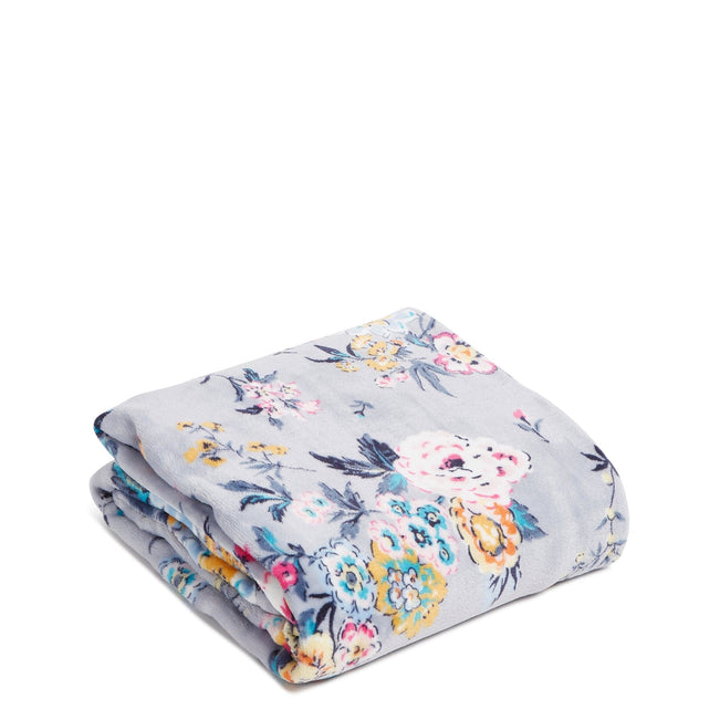 Plush Throw Blanket-Parisian Bouquet-Image 1-Vera Bradley