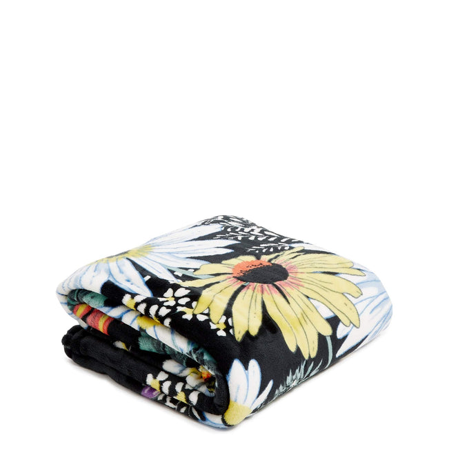 Plush Throw Blanket-Daisies-Image 1-Vera Bradley
