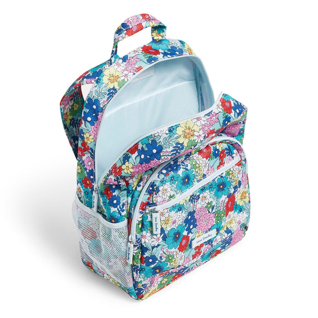 Vera Bradley Essential Backpack Floral Bursts Cotton Lunch Bunch Bookbag Set cheapest