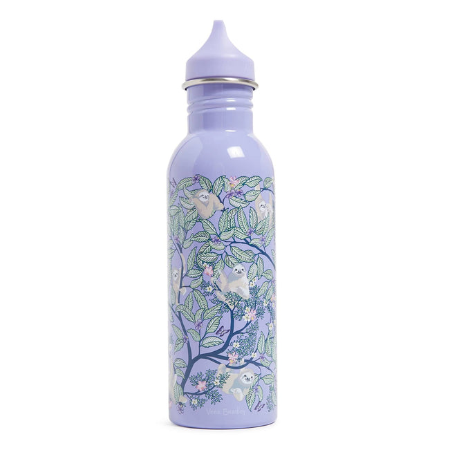 Water Bottle 25oz-Hanging Around Purple-Image 1-Vera Bradley