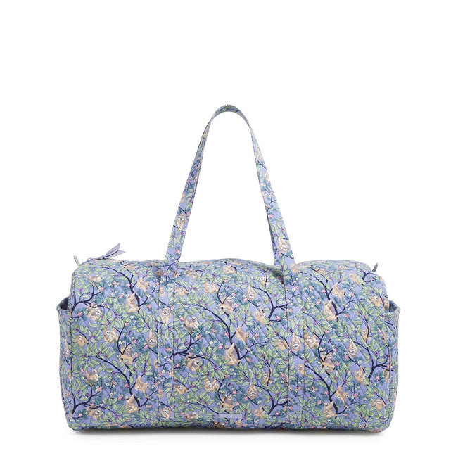 XL Traveler Duffel Bag-Hanging Around Purple-Image 1-Vera Bradley