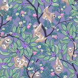 XL Traveler Duffel Bag-Hanging Around Purple-Image 4-Vera Bradley