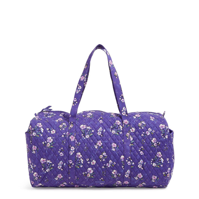 Vera bradley purple duffle bag sale