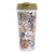 Travel Mug 16oz-Petite Exuberant Floral Sage-Image 1-Vera Bradley