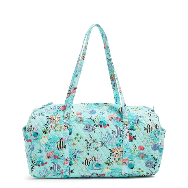 Vera Bradley Floral Burst Large Traveler Duffel Shoulder Bag Tote New 2024 NWT