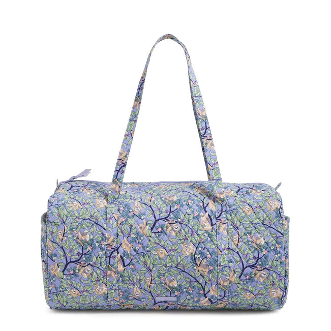 Large Traveler Duffel-Hanging Around Purple-Image 1-Vera Bradley
