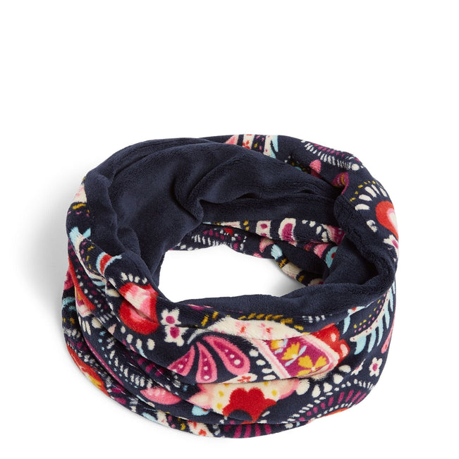 Factory Style Fleece Loop Scarf-Painted Paisley-Image 1-Vera Bradley