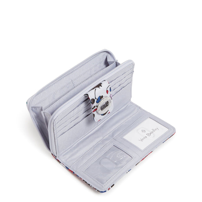 RFID Turnlock Wallet-Vineyard Floral-Image 2-Vera Bradley