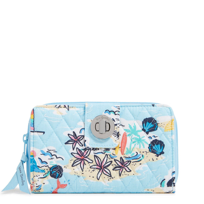RFID Turnlock Wallet-Beach Treasures-Image 1-Vera Bradley