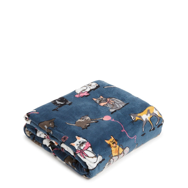Outlet Oversized Throw Blanket-Cat's Meow-Image 2-Vera Bradley