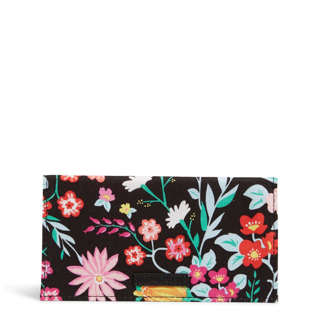 Outlet Checkbook Cover-Tangerine Twist-Image 1-Vera Bradley