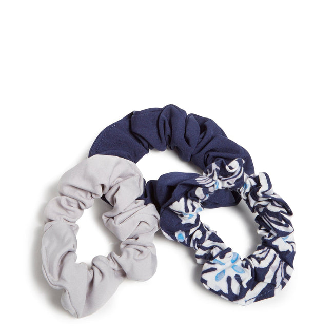 Scrunchie-Steel Blue Medallion-Image 1-Vera Bradley