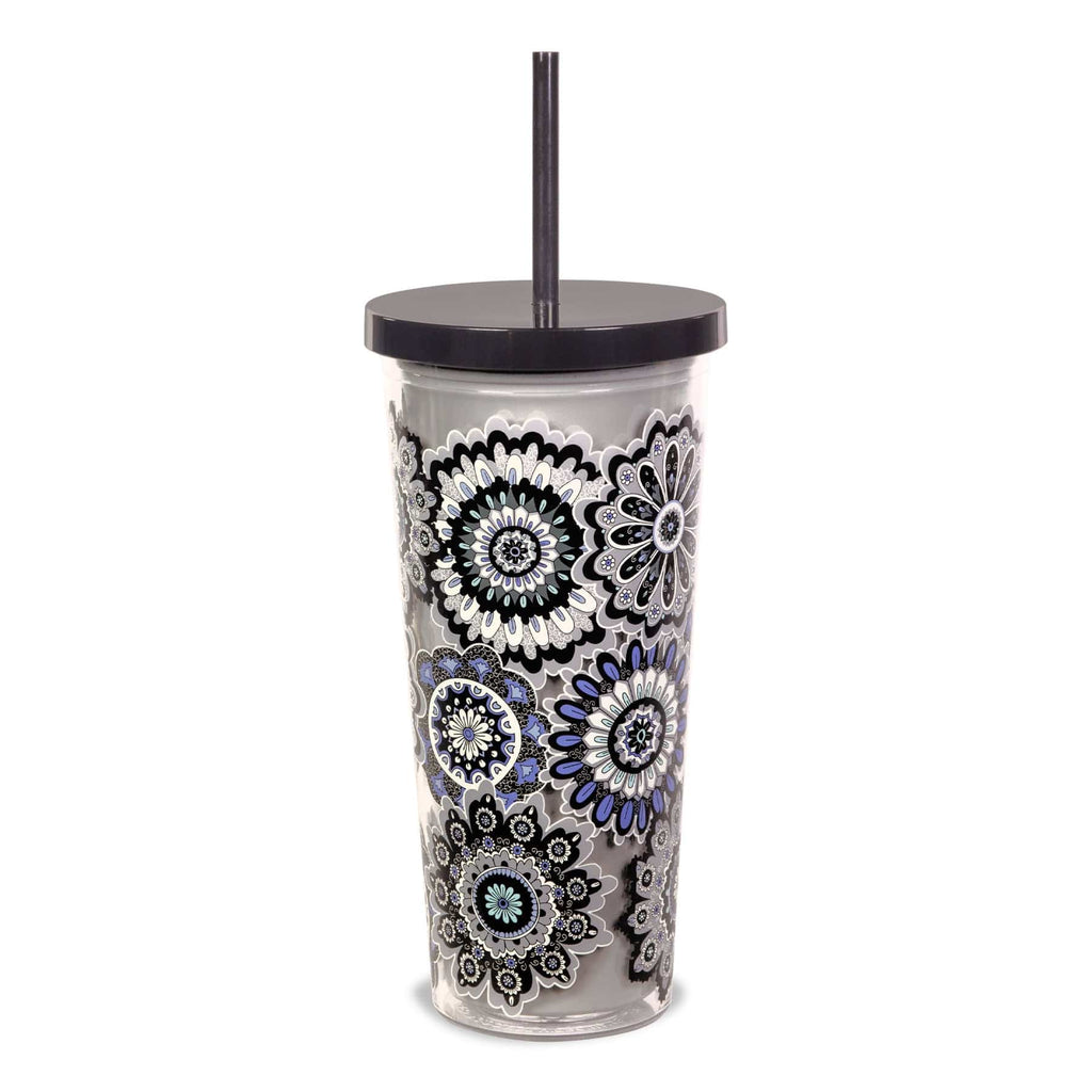 Double Wall Tumbler with Straw - Acrylic | Vera Bradley – Vera