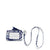 Zip ID & Lanyard-Steel Blue Medallion-Image 1-Vera Bradley