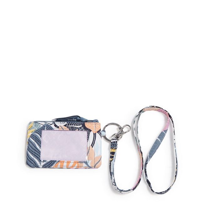 Zip ID & Lanyard-Palm Floral-Image 1-Vera Bradley