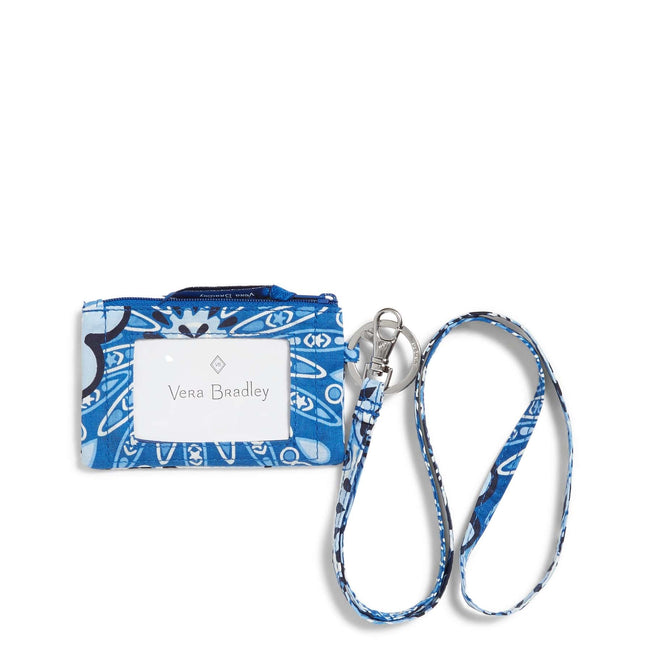 Outlet Zip ID & Lanyard-Blue Star Medallion-Image 1-Vera Bradley