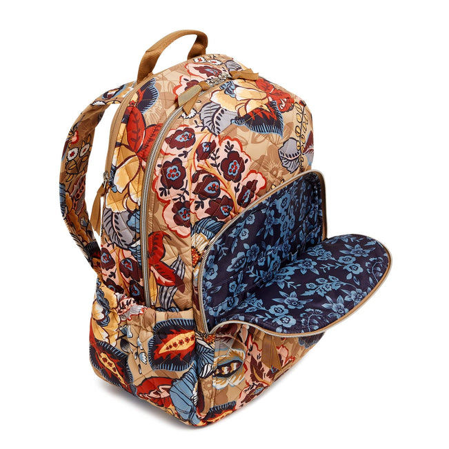 campus mini backpack Vera Bradley Performance Twill Campus Backpack, Botanical Beauty