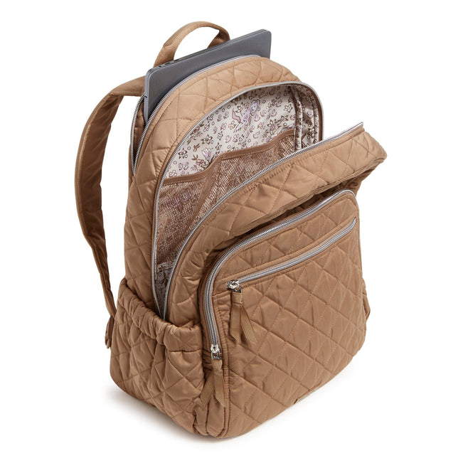 Campus Backpack-Meadowlark Tan-Image 5-Vera Bradley