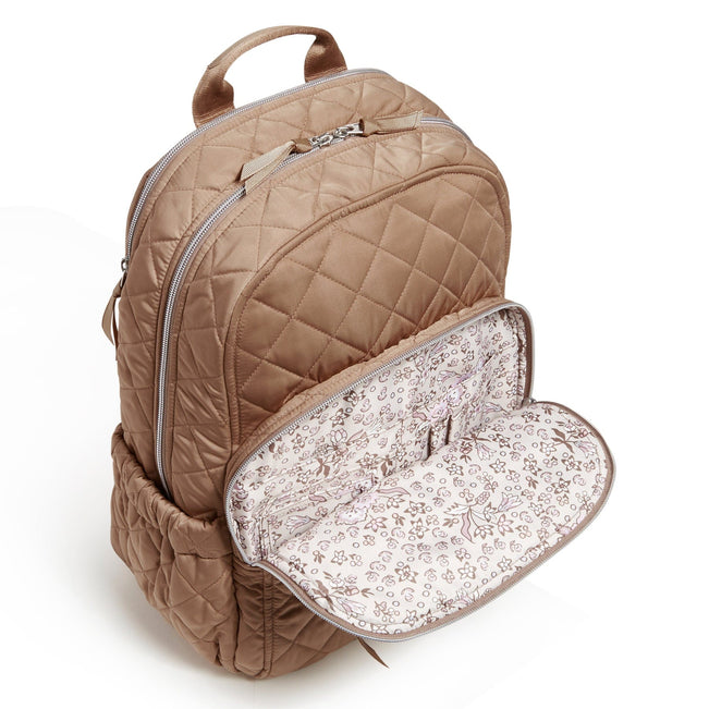Campus Backpack-Meadowlark Tan-Image 6-Vera Bradley