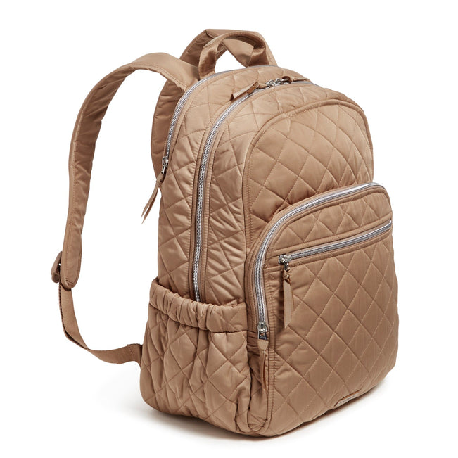 Campus Backpack-Meadowlark Tan-Image 4-Vera Bradley