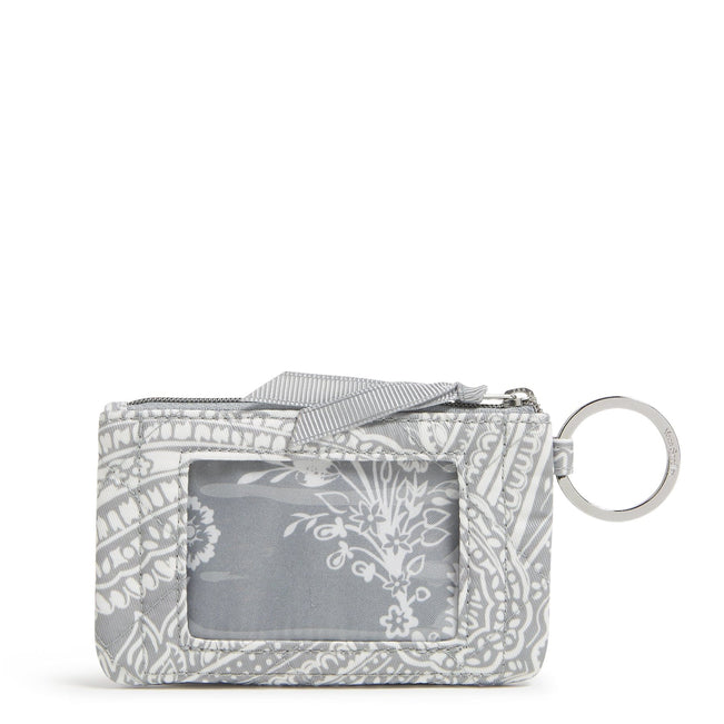 Zip ID Case-Cloud Gray Paisley-Image 2-Vera Bradley
