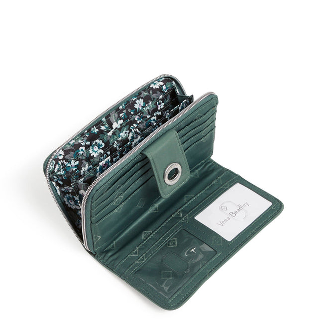 RFID Turnlock Wallet-Olive Leaf-Image 3-Vera Bradley