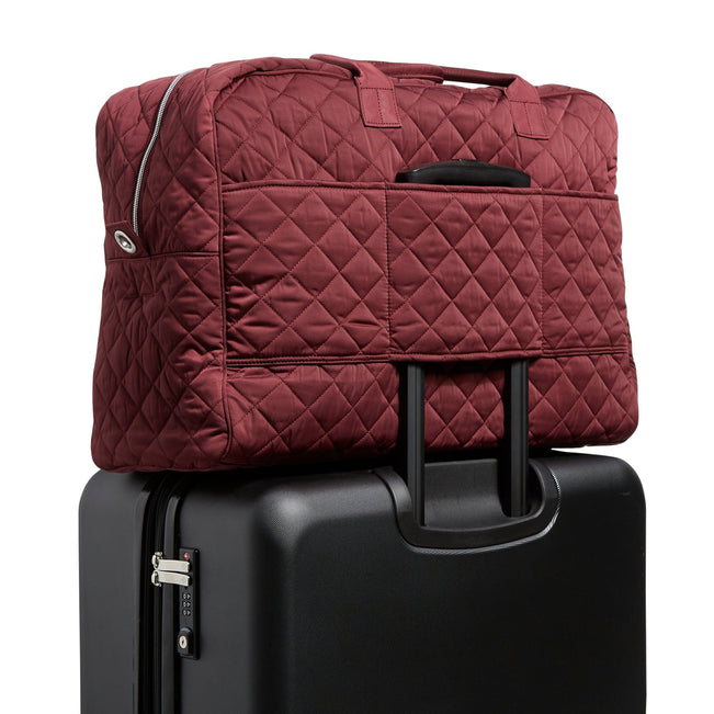 Grand Weekender Travel Bag-Raisin-Image 4-Vera Bradley