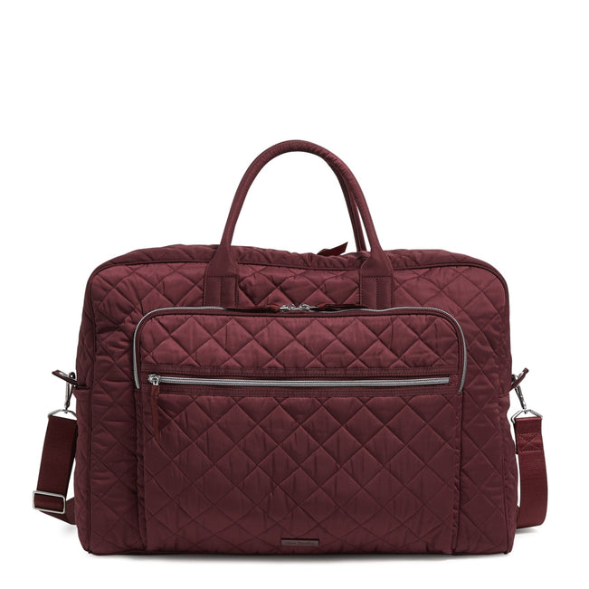 Grand Weekender Travel Bag-Raisin-Image 1-Vera Bradley