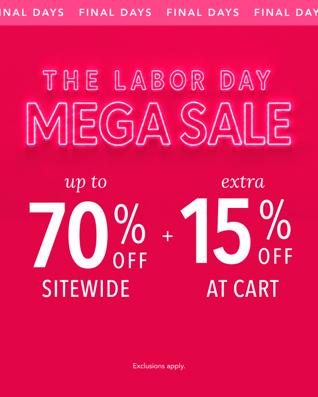 Labor Day Mega Sale
