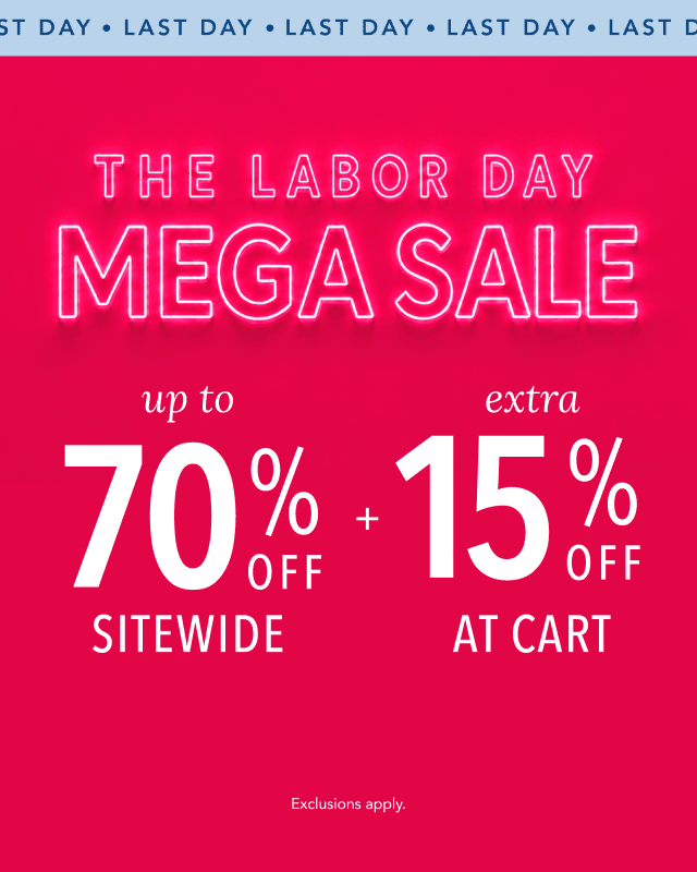 Labor Day Mega Sale