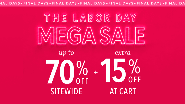 Labor Day Mega Sale