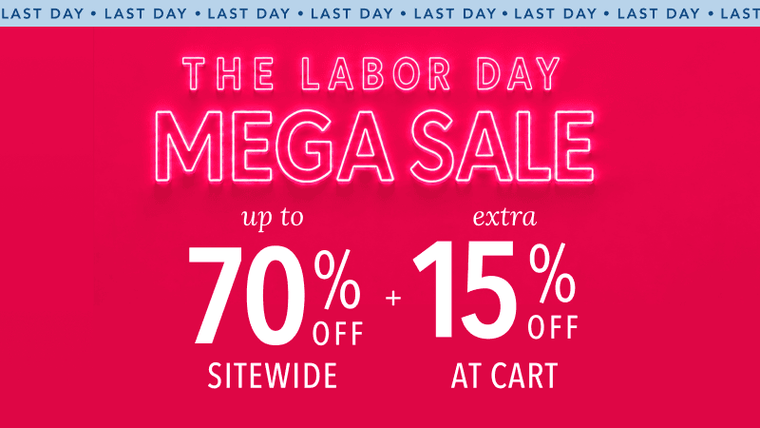 Labor Day Mega Sale