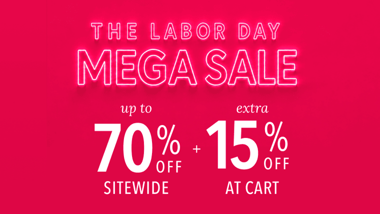 Labor Day Mega Sale