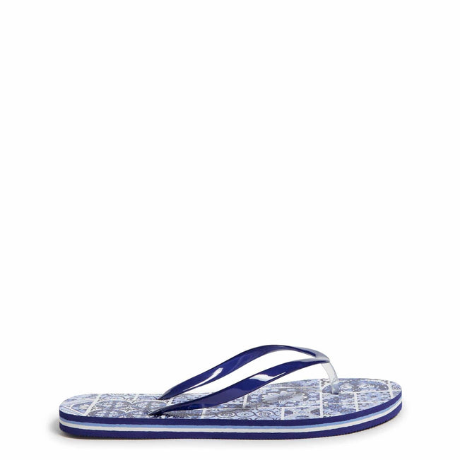 Flip Flops-Island Tile Blue-Image 2-Vera Bradley