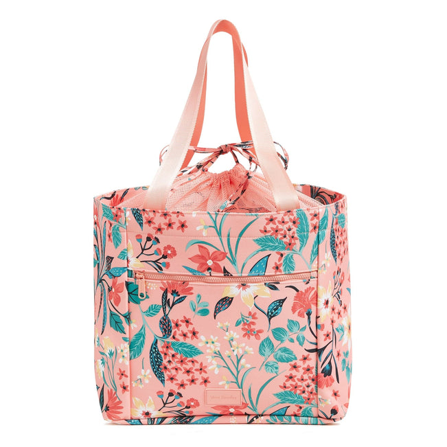 Vera bradley drawstring tote sale