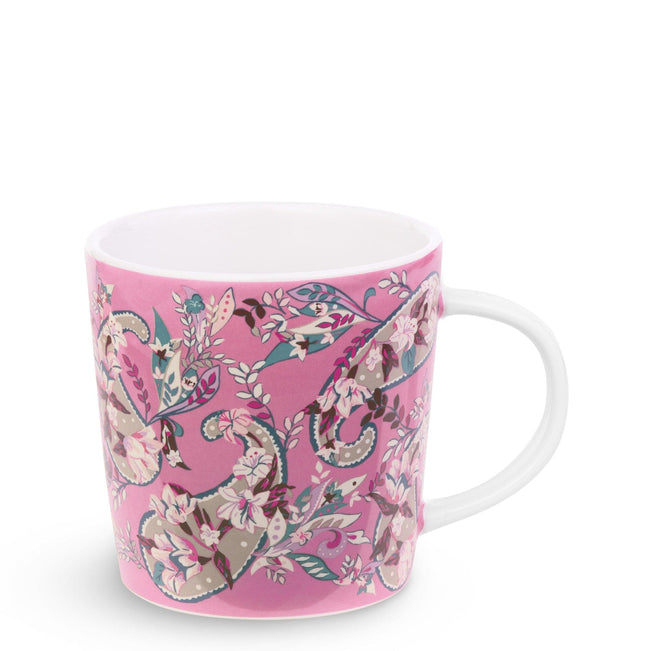 Ceramic Mug-Botanical Paisley Pink-Image 1-Vera Bradley