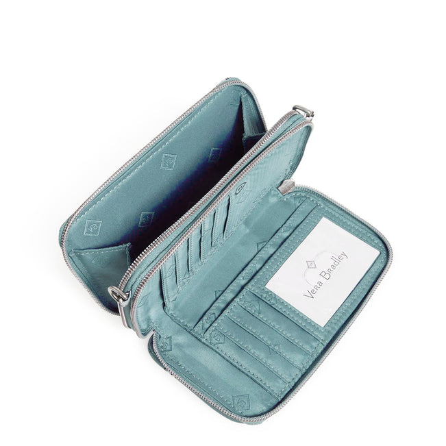 RFID All in One Crossbody Bag-Tiger Lily Blue Oar-Image 4-Vera Bradley