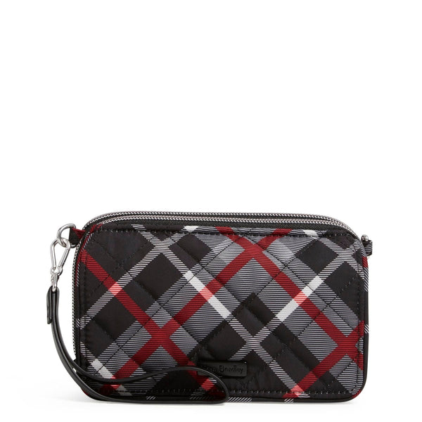 Red and Gray Plaid buying Crossbody Bag